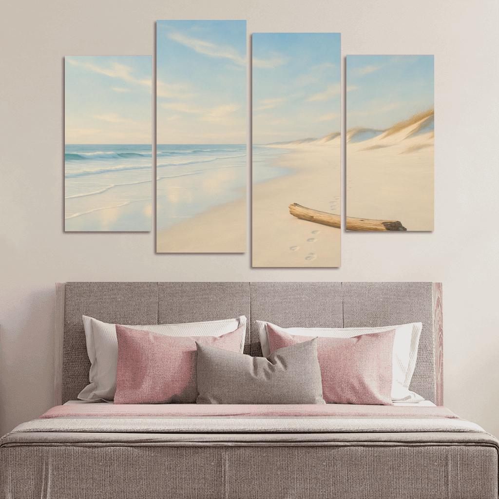 Silver Dune Mirage modern paintings frame