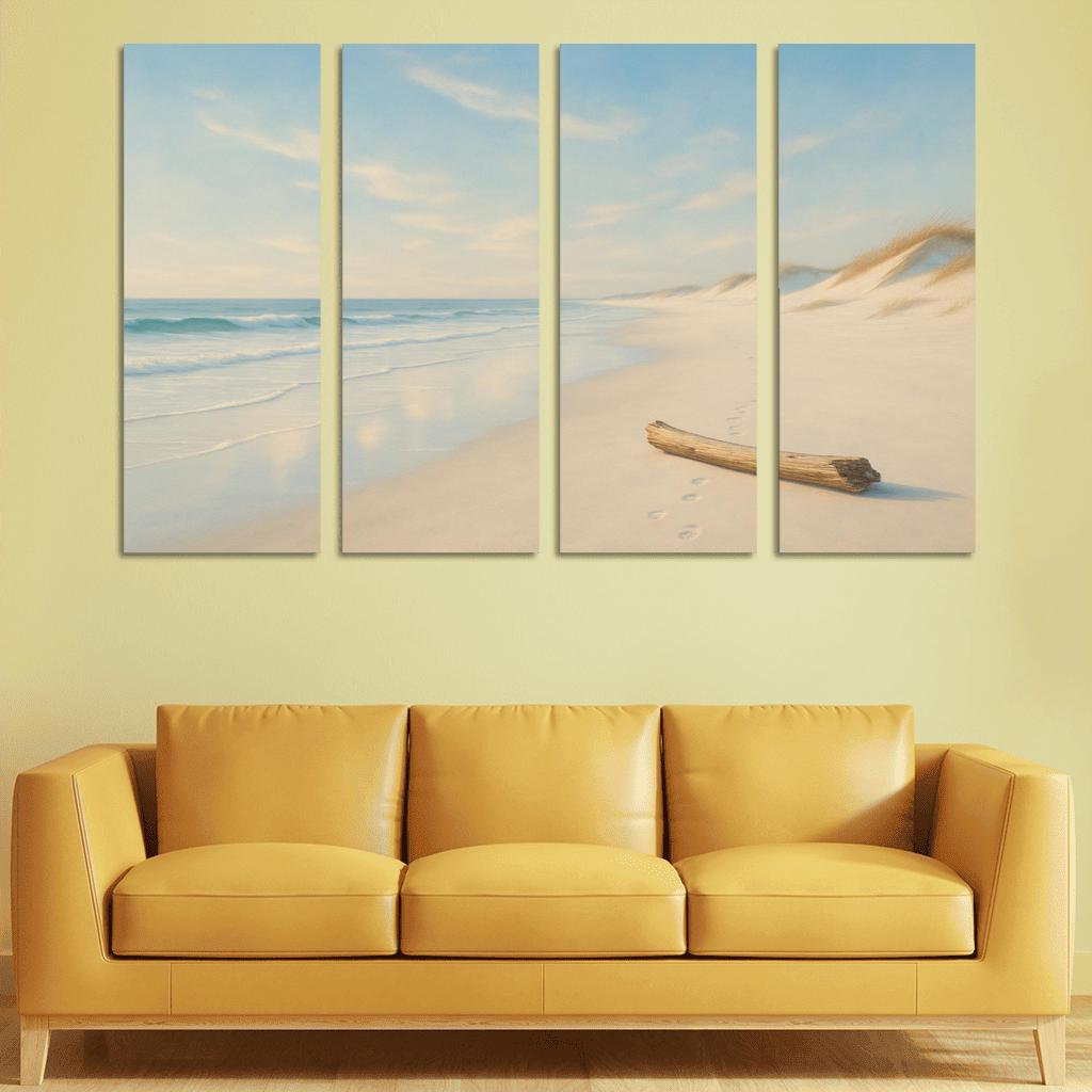 Silver Dune Mirage modern paintings frame