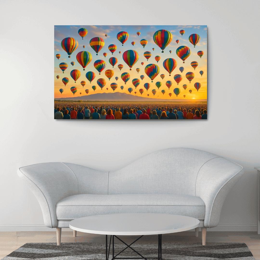 Albuquerque International Balloon Fiesta USA premium artwork frames