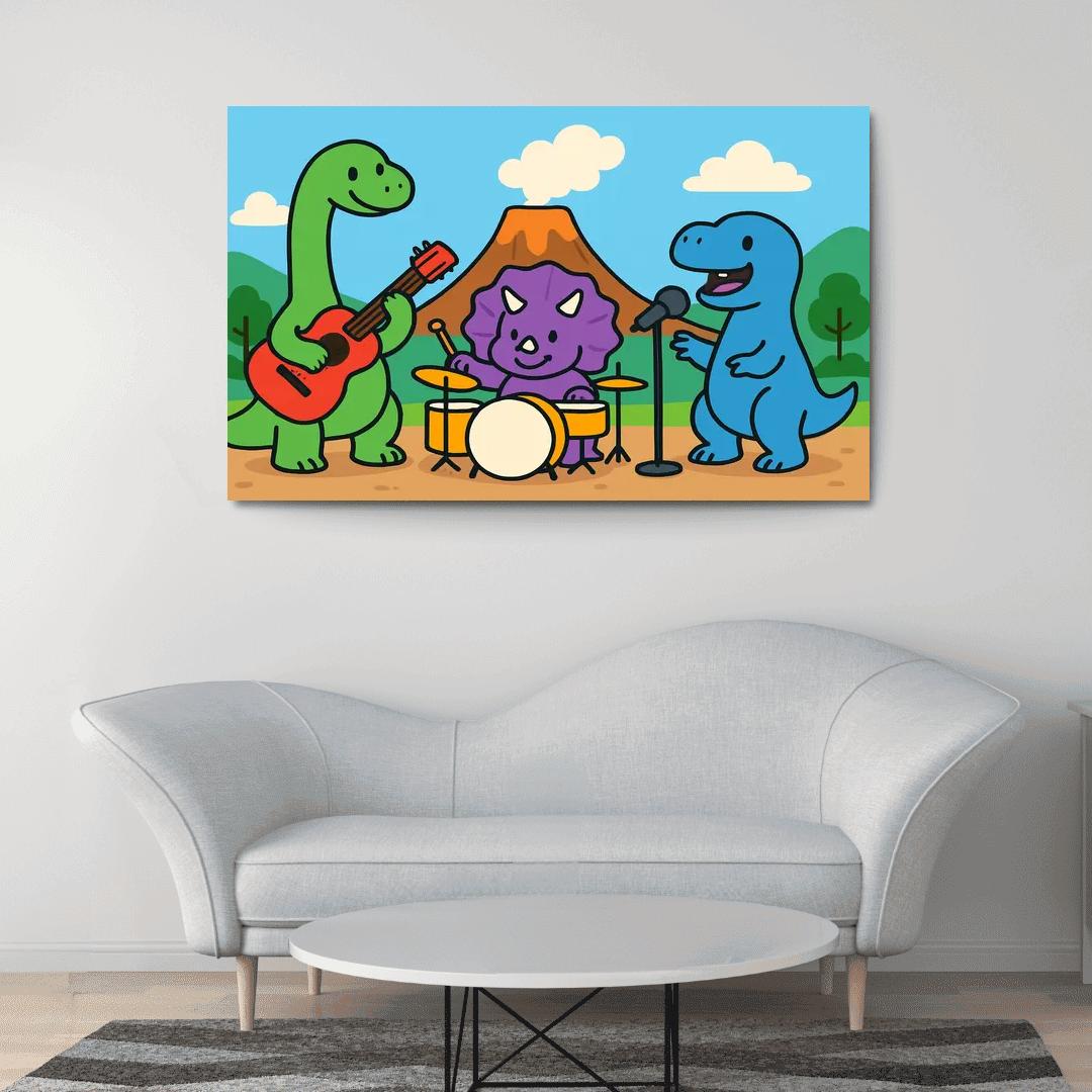 Volcano Music Band Of Dinosaurs one-piece frames