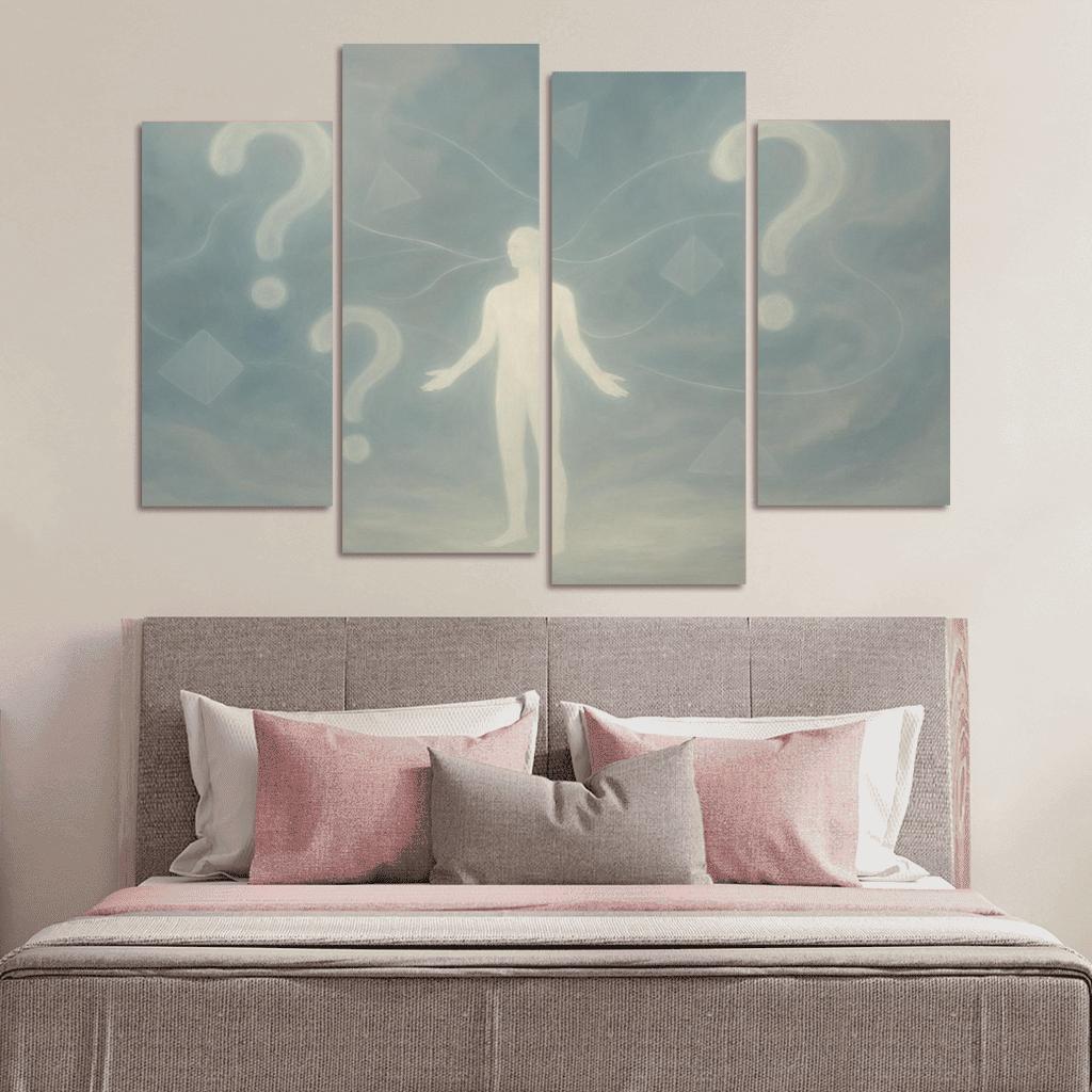 Symphony Of Silent Questions custom paintings frame