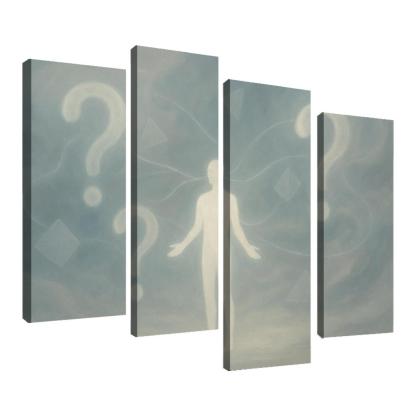 Symphony Of Silent Questions custom paintings frame