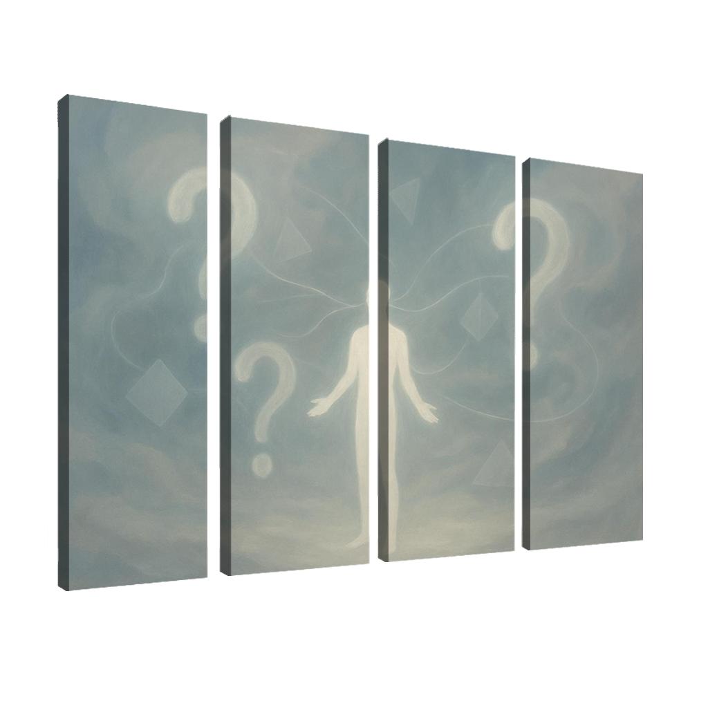Symphony Of Silent Questions custom paintings frame