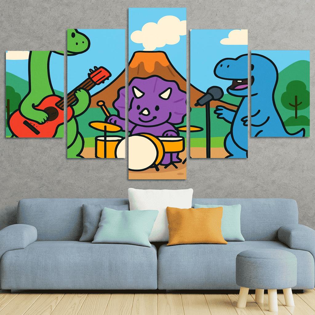 Volcano Music Band Of Dinosaurs one-piece frames