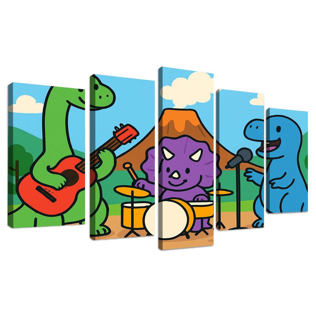 Volcano Music Band Of Dinosaurs one-piece frames
