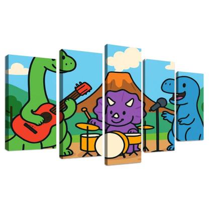 Volcano Music Band Of Dinosaurs one-piece frames