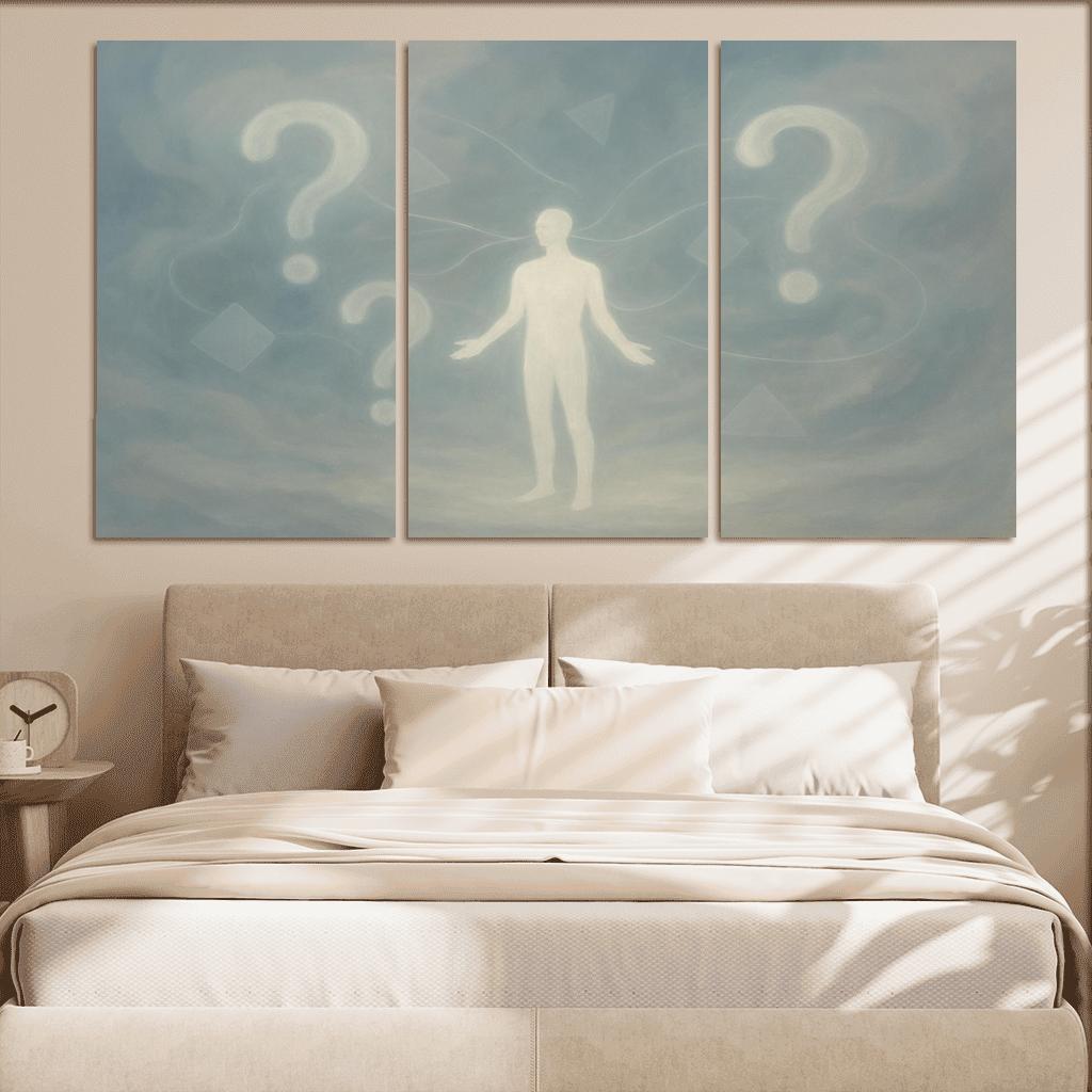 Symphony Of Silent Questions custom paintings frame