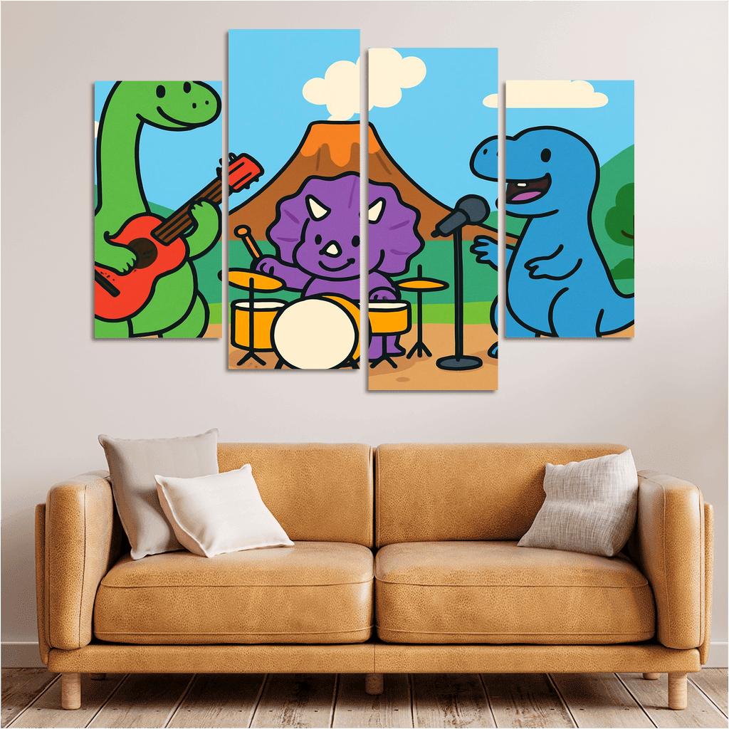 Volcano Music Band Of Dinosaurs one-piece frames