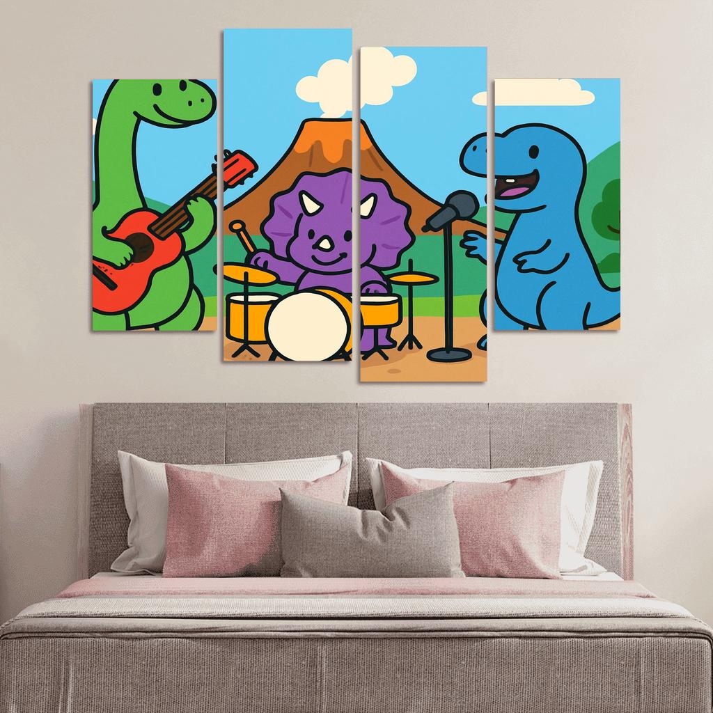 Volcano Music Band Of Dinosaurs one-piece frames