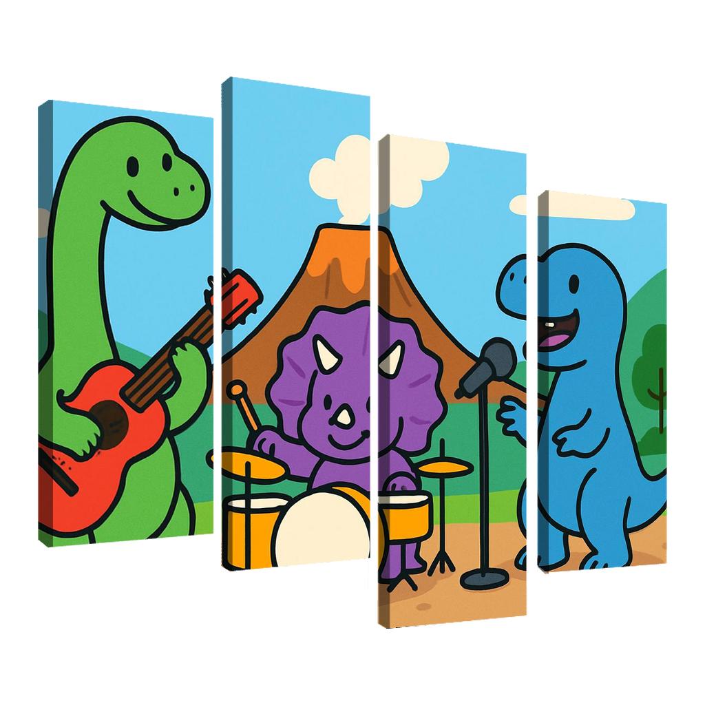 Volcano Music Band Of Dinosaurs one-piece frames