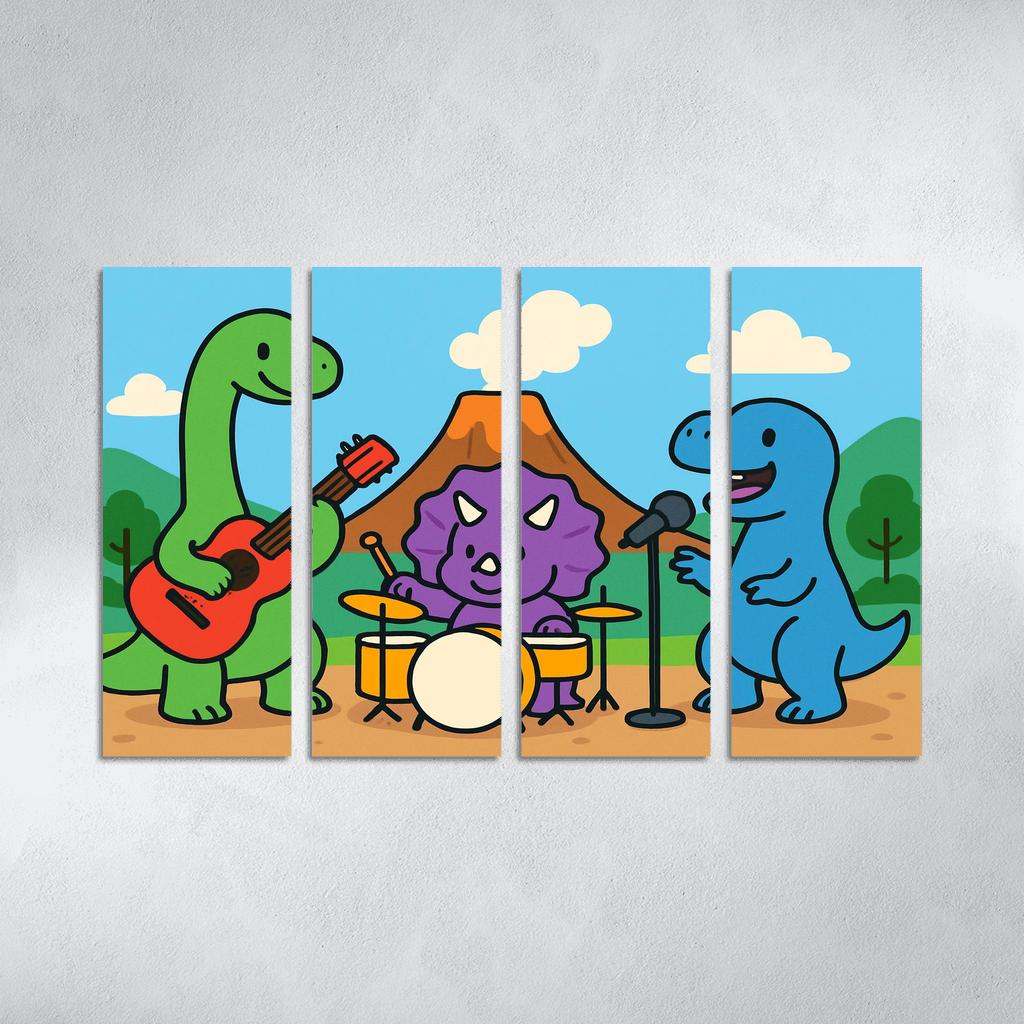 Volcano Music Band Of Dinosaurs one-piece frames