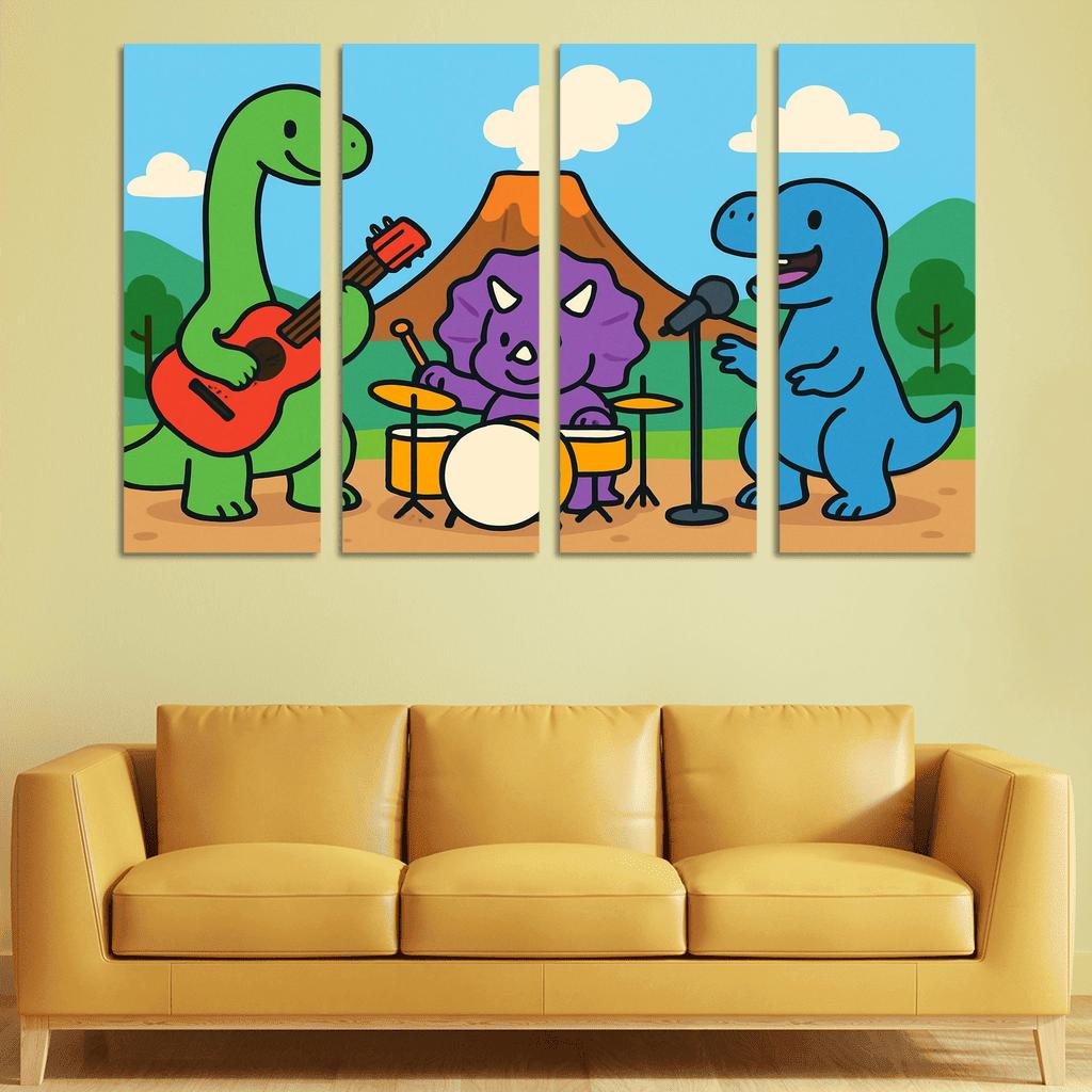 Volcano Music Band Of Dinosaurs one-piece frames