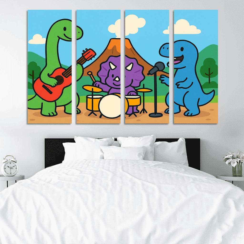 Volcano Music Band Of Dinosaurs one-piece frames