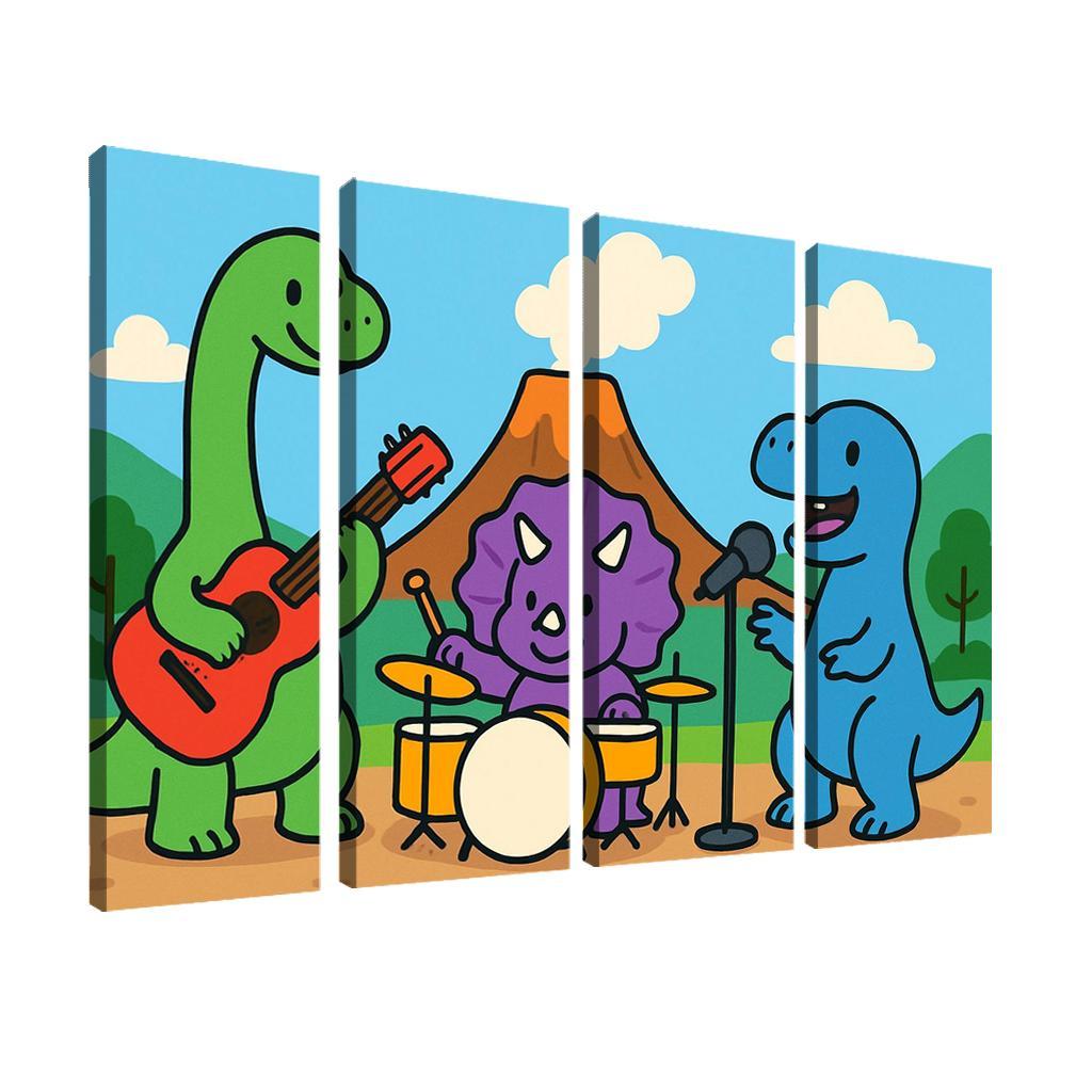 Volcano Music Band Of Dinosaurs one-piece frames