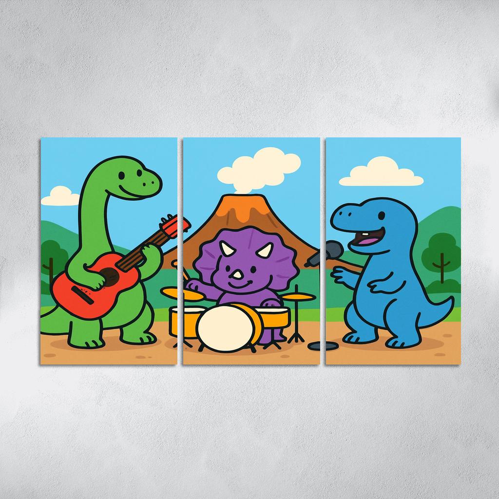 Volcano Music Band Of Dinosaurs one-piece frames