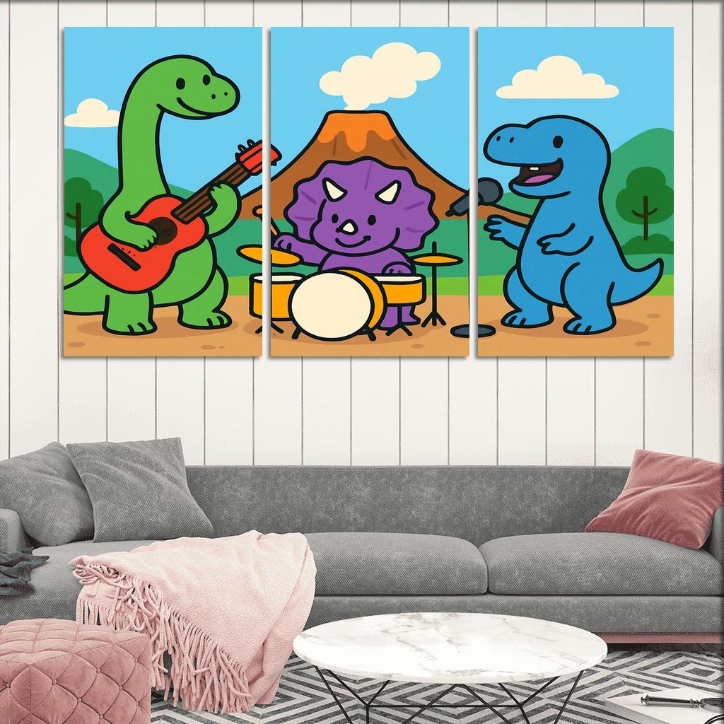 Volcano Music Band Of Dinosaurs one-piece frames