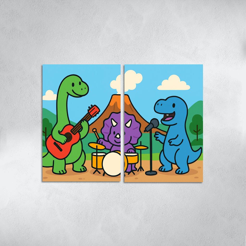 Volcano Music Band Of Dinosaurs one-piece frames