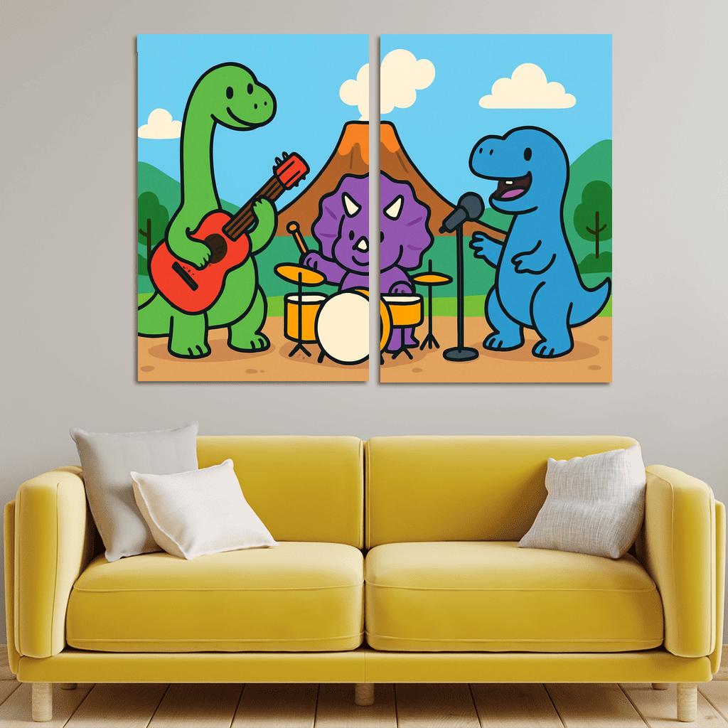 Volcano Music Band Of Dinosaurs one-piece frames