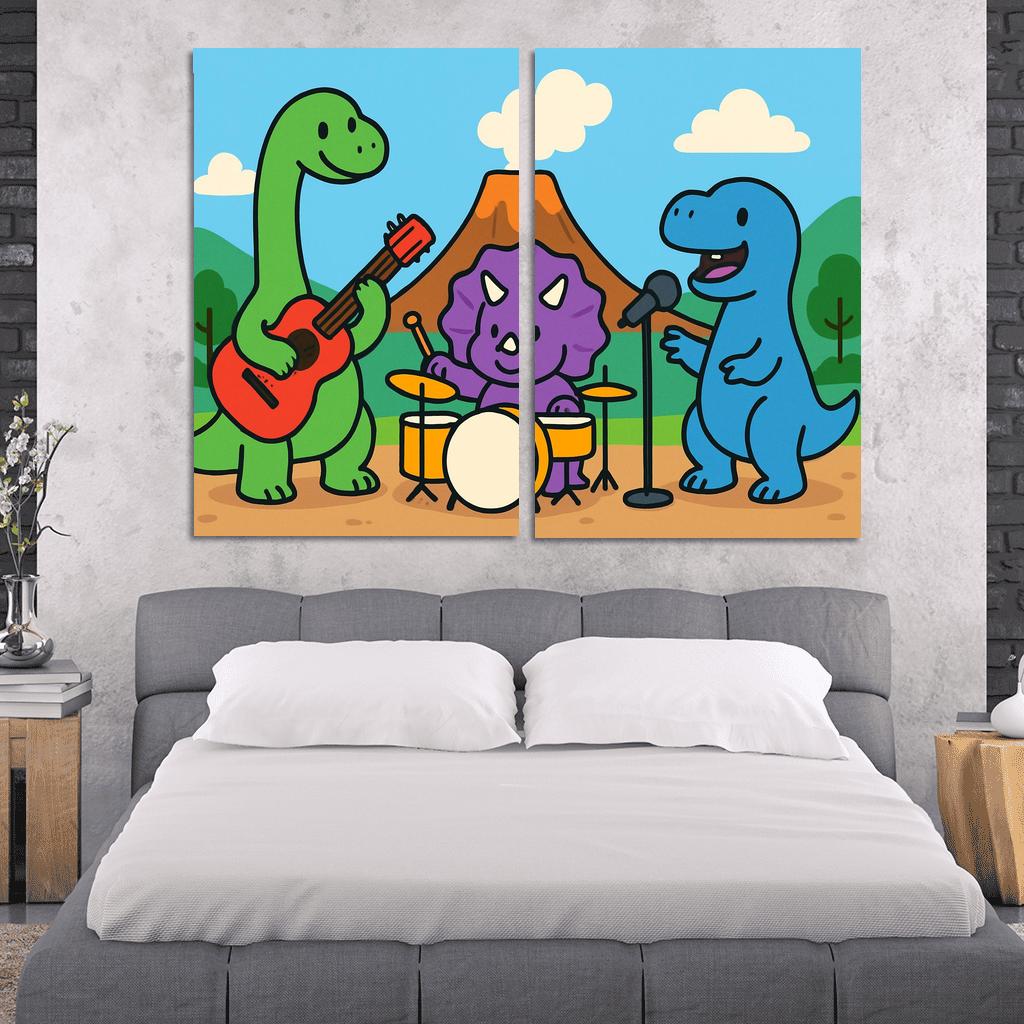 Volcano Music Band Of Dinosaurs one-piece frames