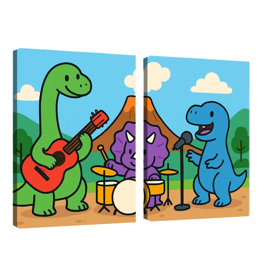 Volcano Music Band Of Dinosaurs one-piece frames