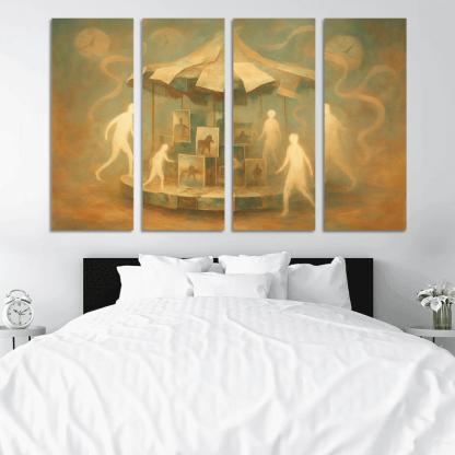 Carousel Of Shifting Memories canvas paintings frame