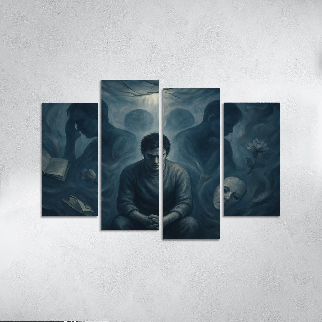 Silent Storms Mental Health Made Visible wall decor