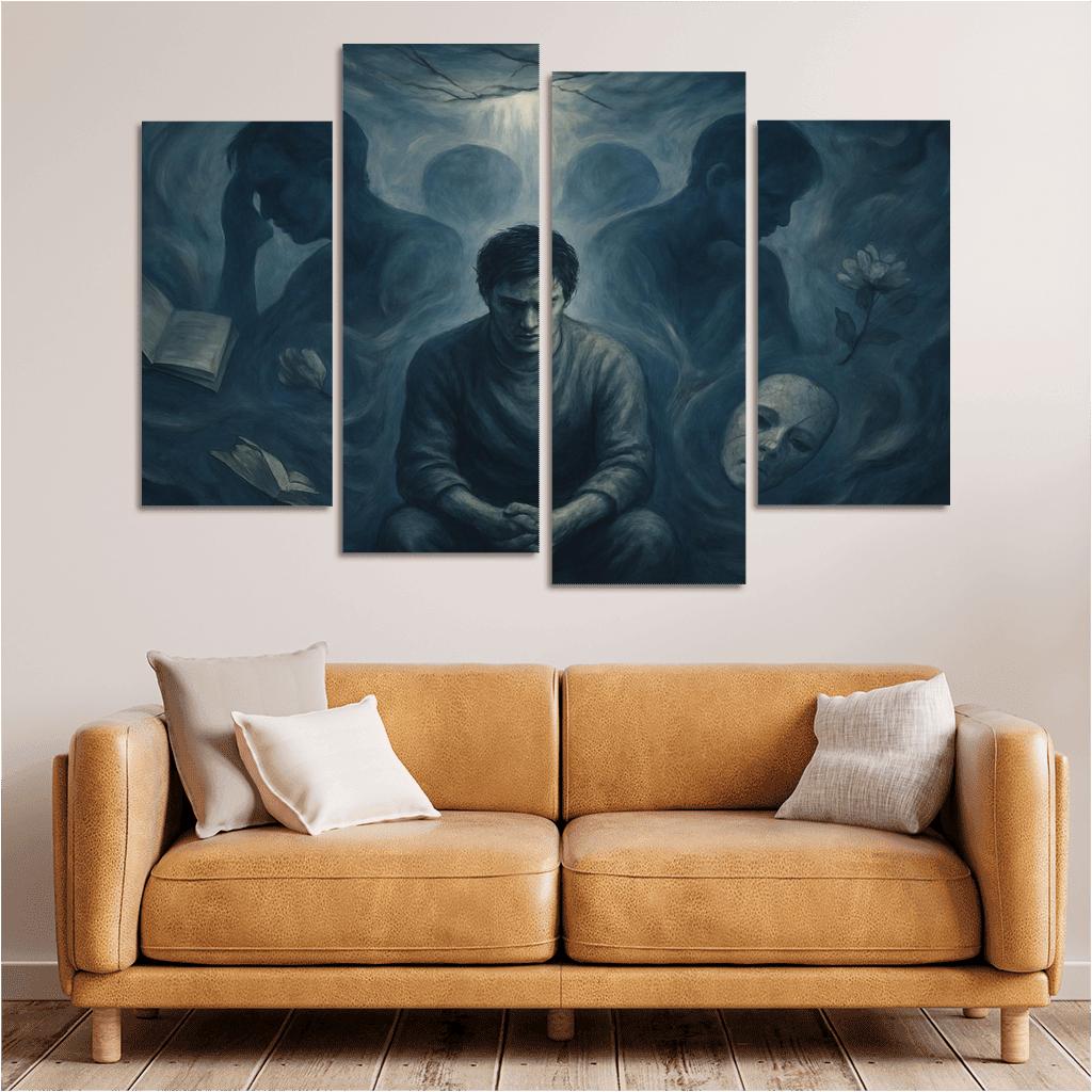Silent Storms Mental Health Made Visible wall decor