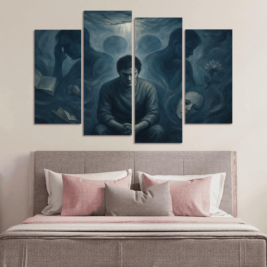 Silent Storms Mental Health Made Visible wall decor