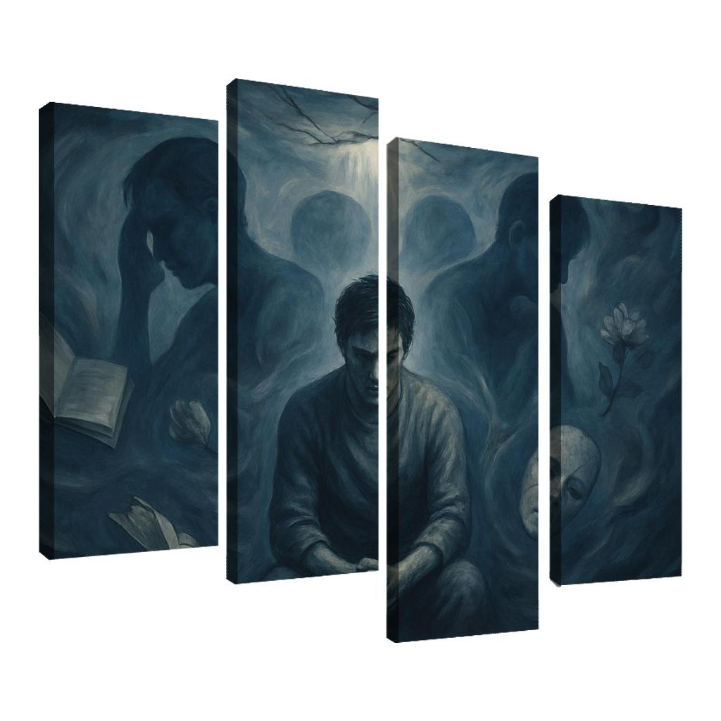 Silent Storms Mental Health Made Visible wall decor