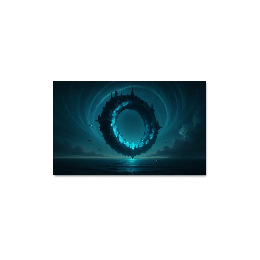 The Sapphire Horizon Engine custom paintings frame