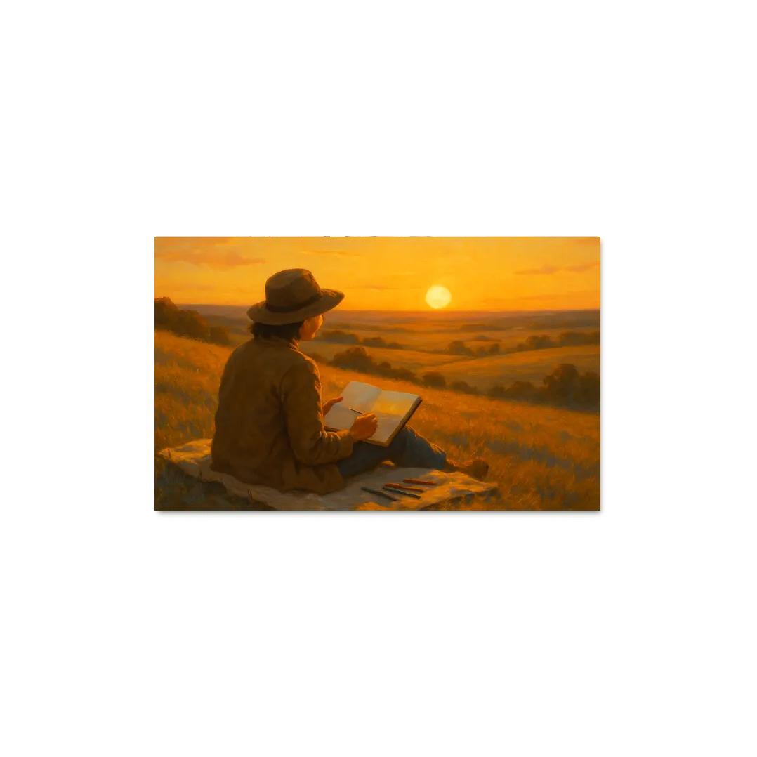 Solar Sketching Retreat oil paintings frame