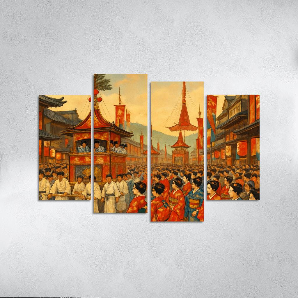 Gion Matsuri - Kyoto modern paintings frame