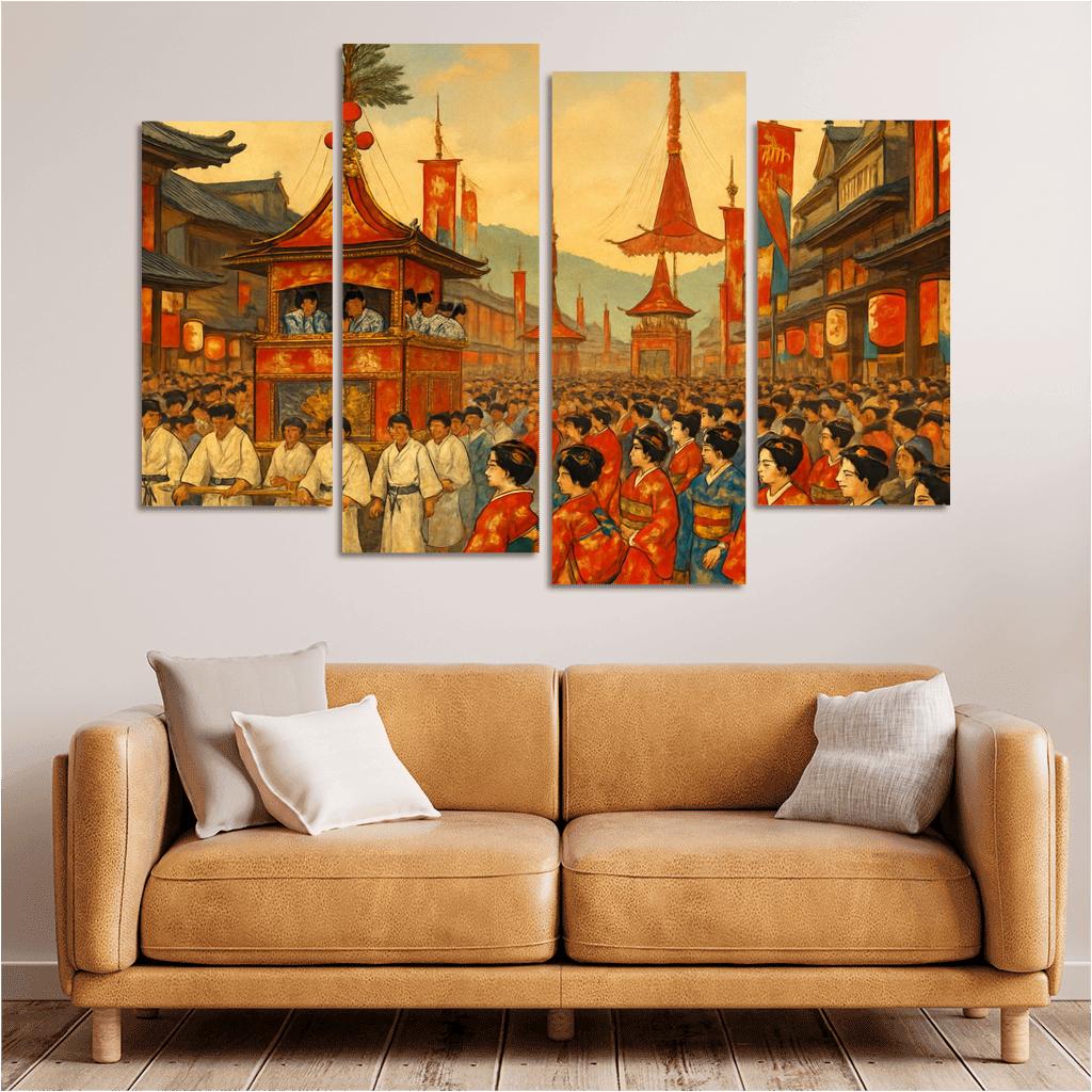 Gion Matsuri - Kyoto modern paintings frame