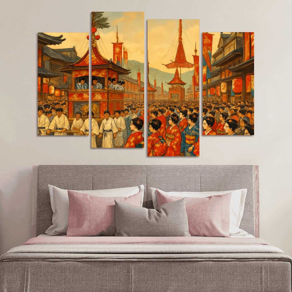 Gion Matsuri - Kyoto modern paintings frame