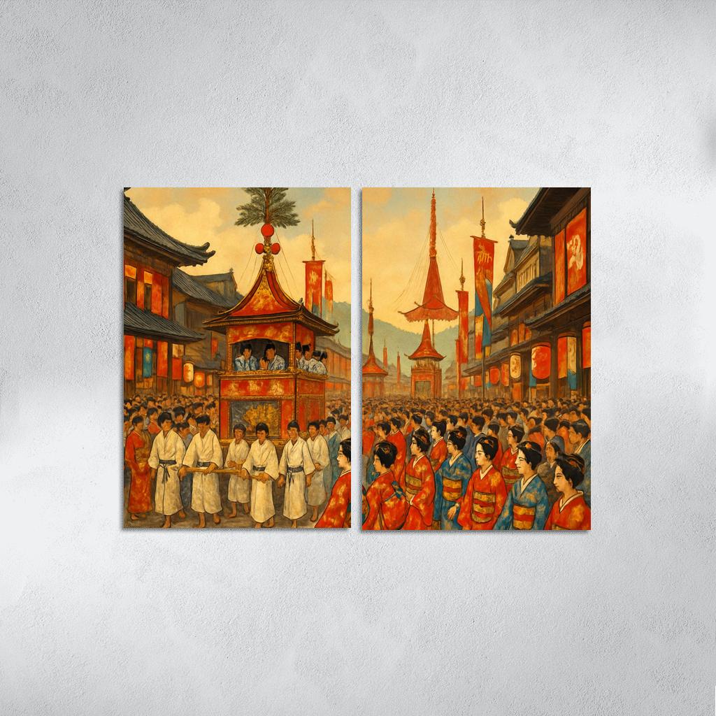Gion Matsuri - Kyoto modern paintings frame