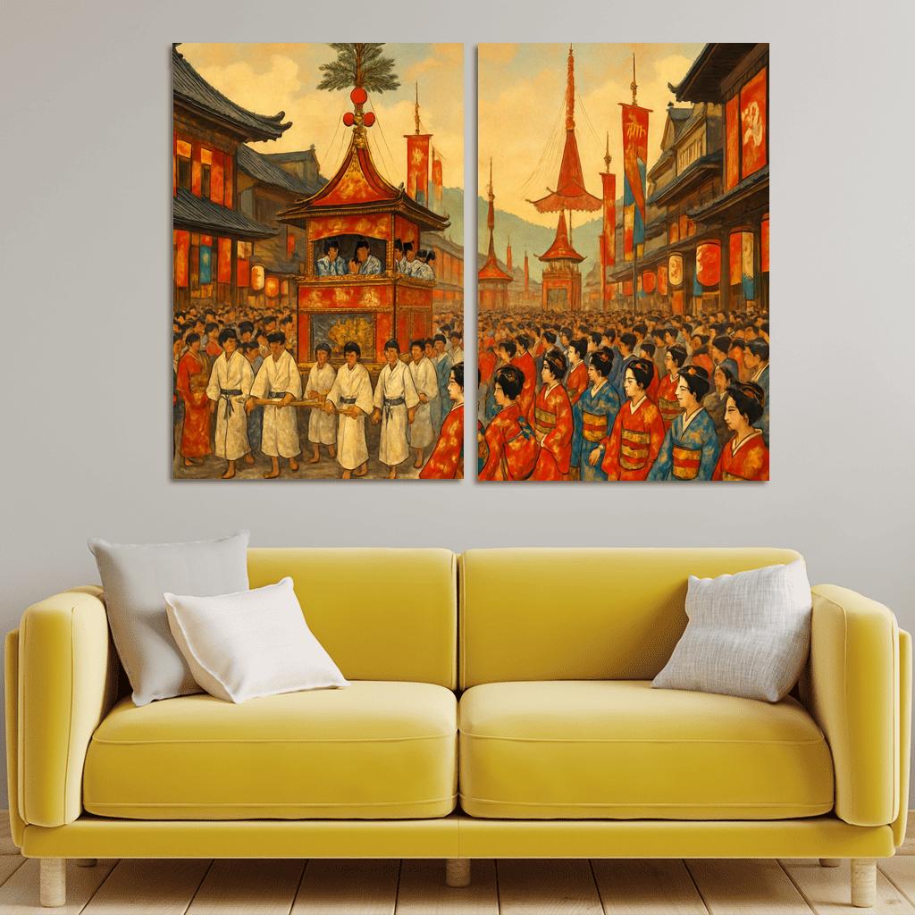 Gion Matsuri - Kyoto modern paintings frame