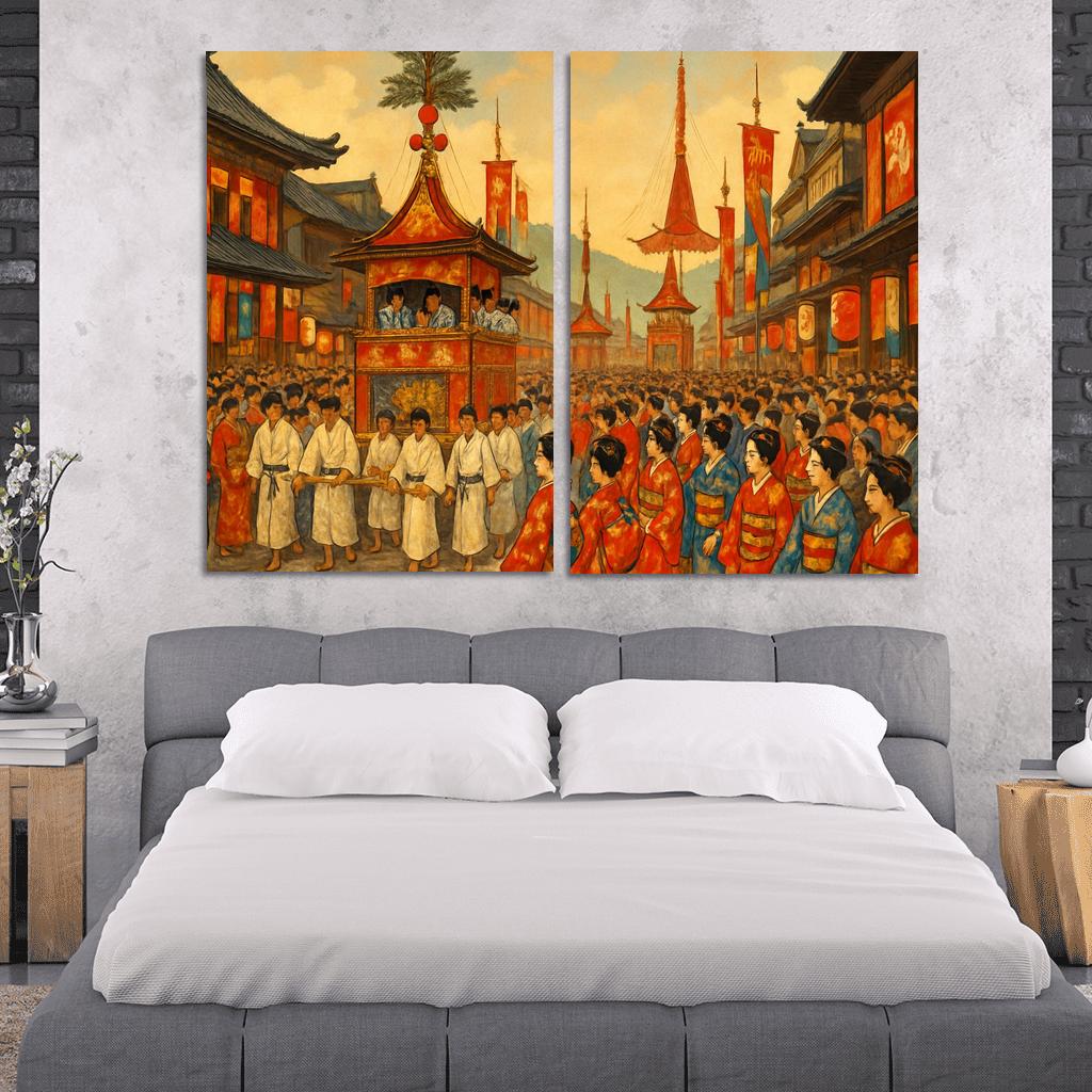 Gion Matsuri - Kyoto modern paintings frame