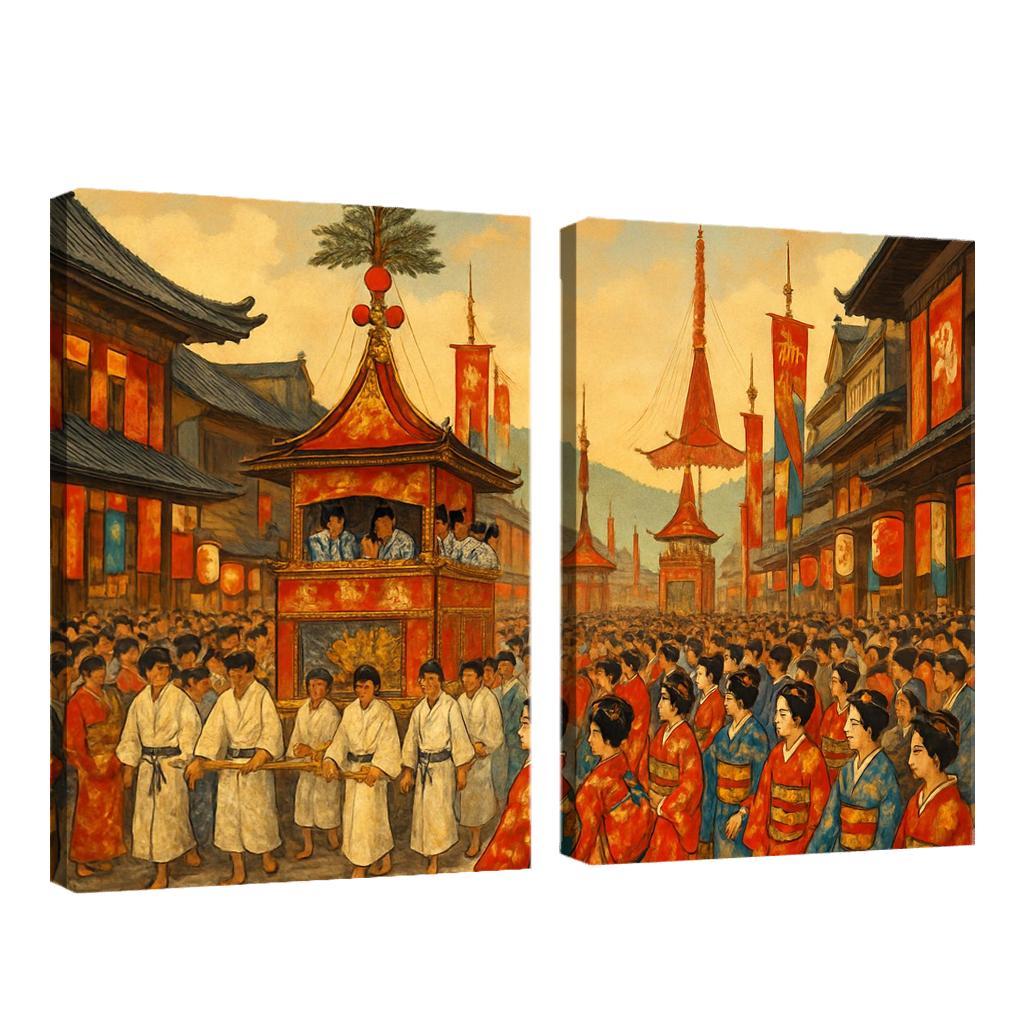 Gion Matsuri - Kyoto modern paintings frame