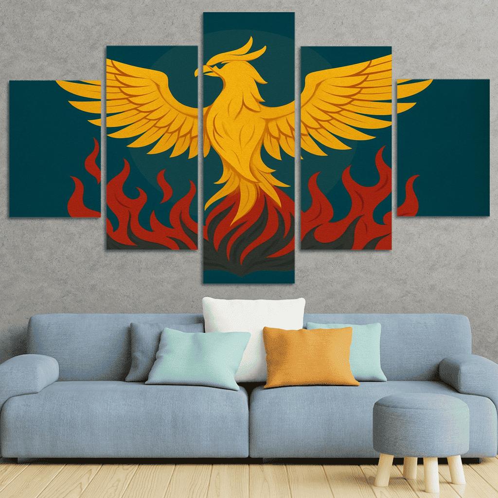 Rising Phoenix Emblem Of Renewal wall decor