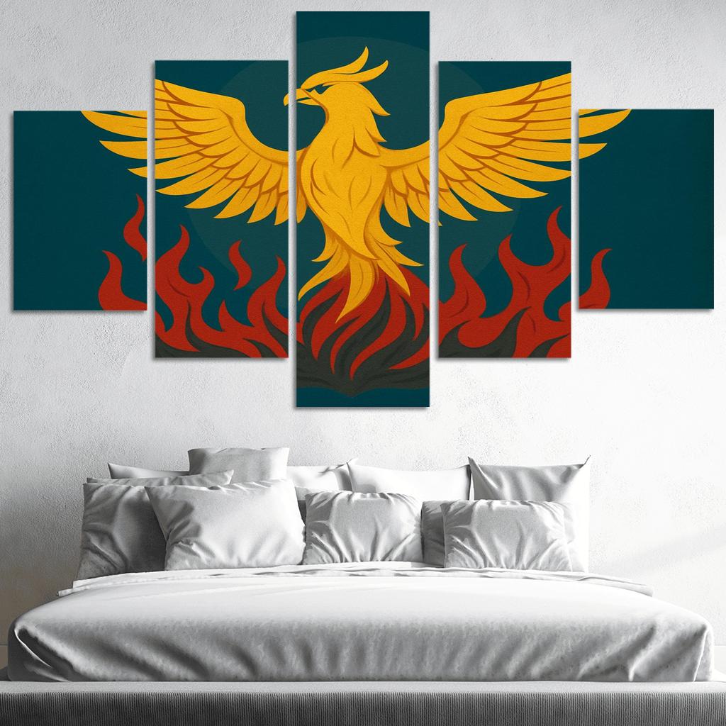 Rising Phoenix Emblem Of Renewal wall decor