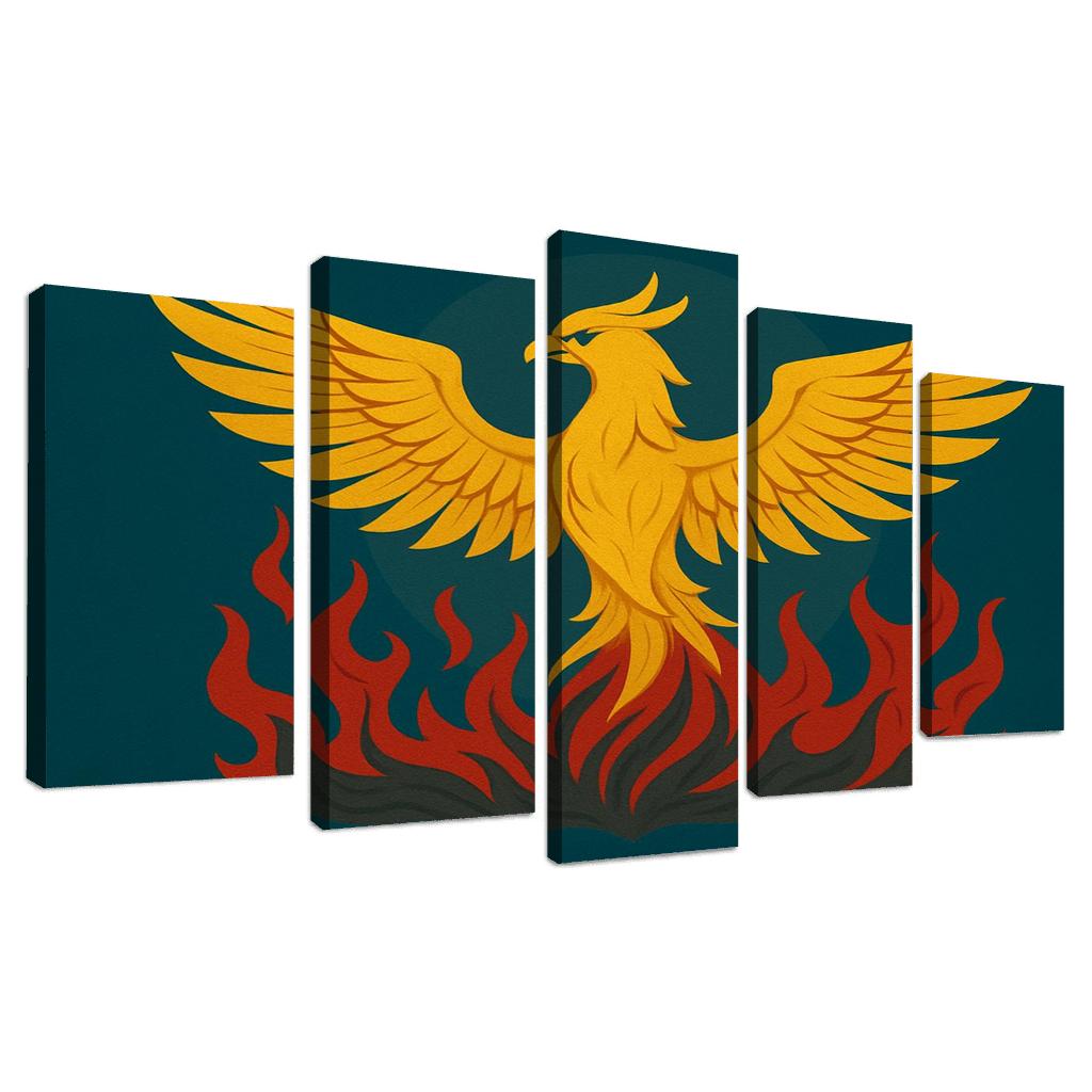 Rising Phoenix Emblem Of Renewal wall decor