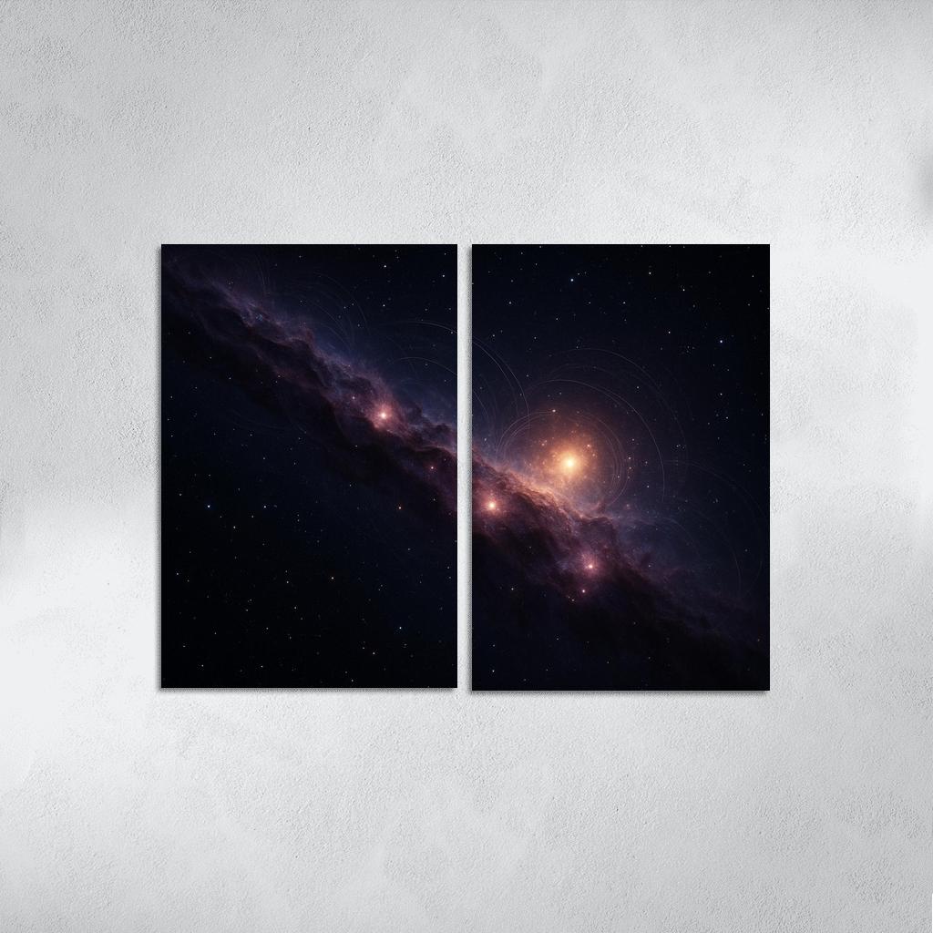 Stellar Nurseries In A Magnetized Filament custom paintings frame