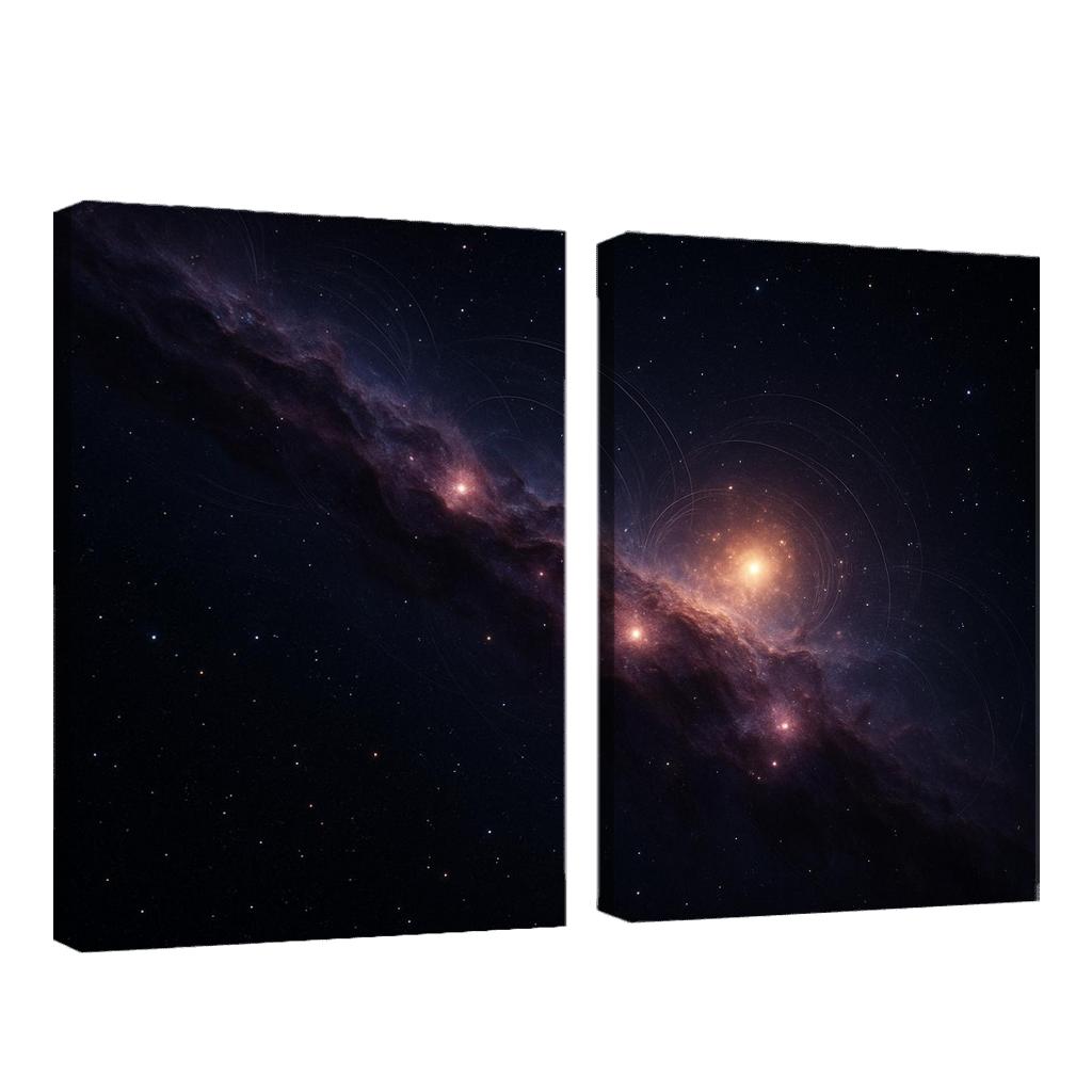 Stellar Nurseries In A Magnetized Filament custom paintings frame