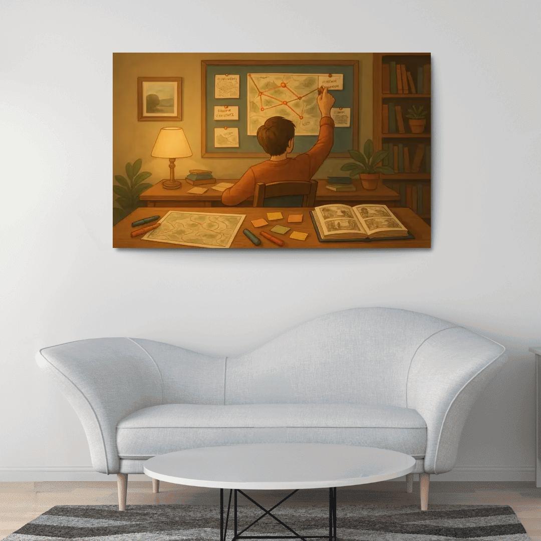 Micro Adventure Story Mapping premium artwork frames