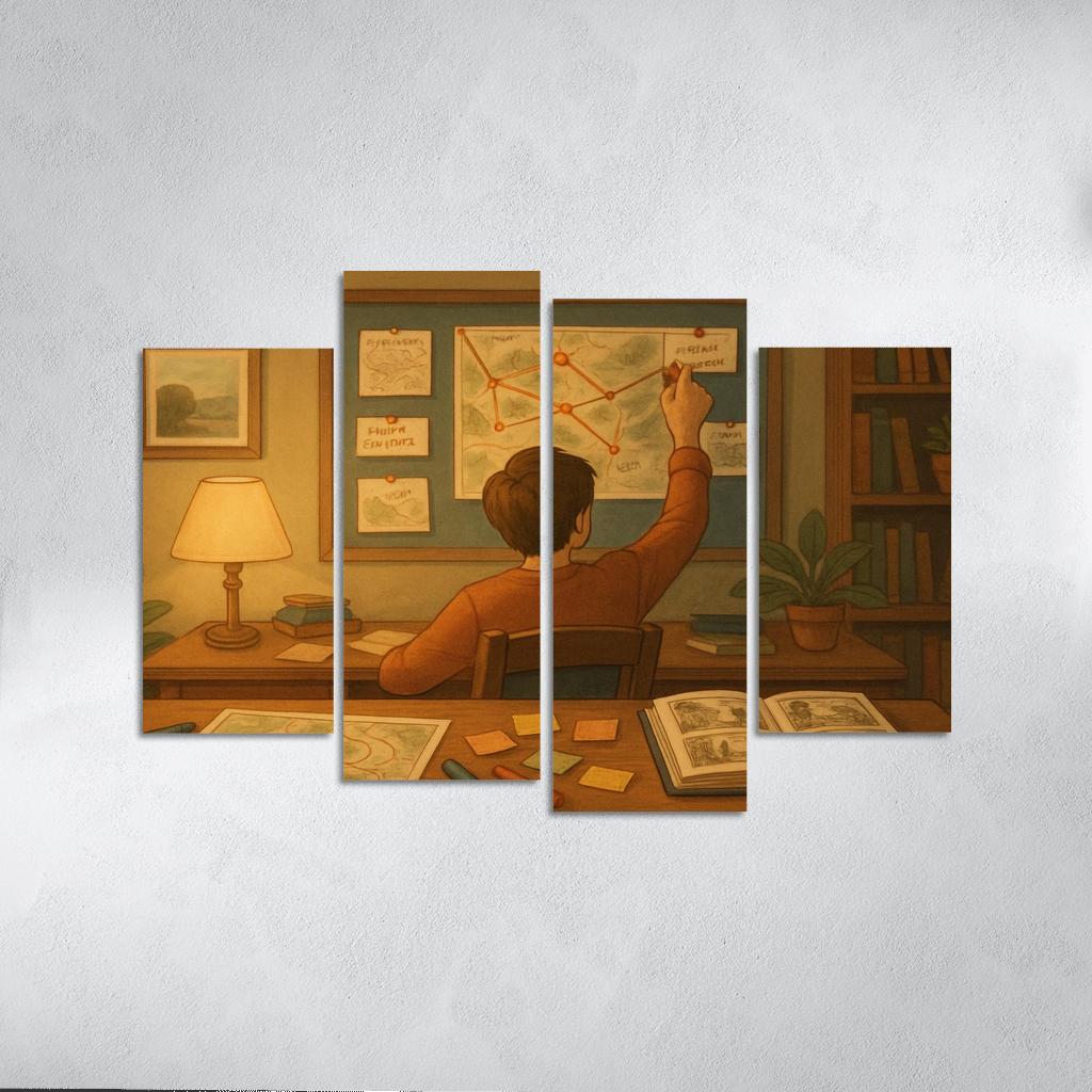 Micro Adventure Story Mapping premium artwork frames