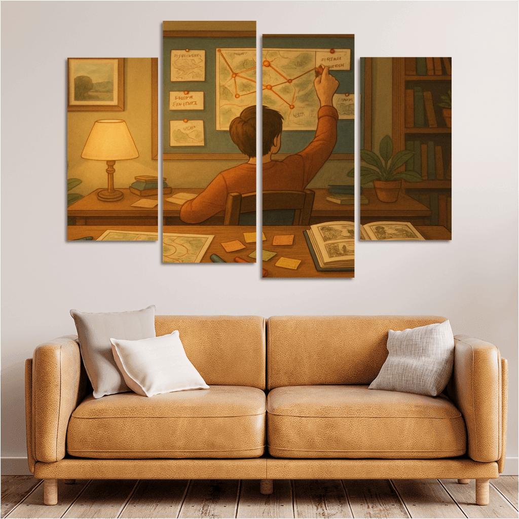 Micro Adventure Story Mapping premium artwork frames