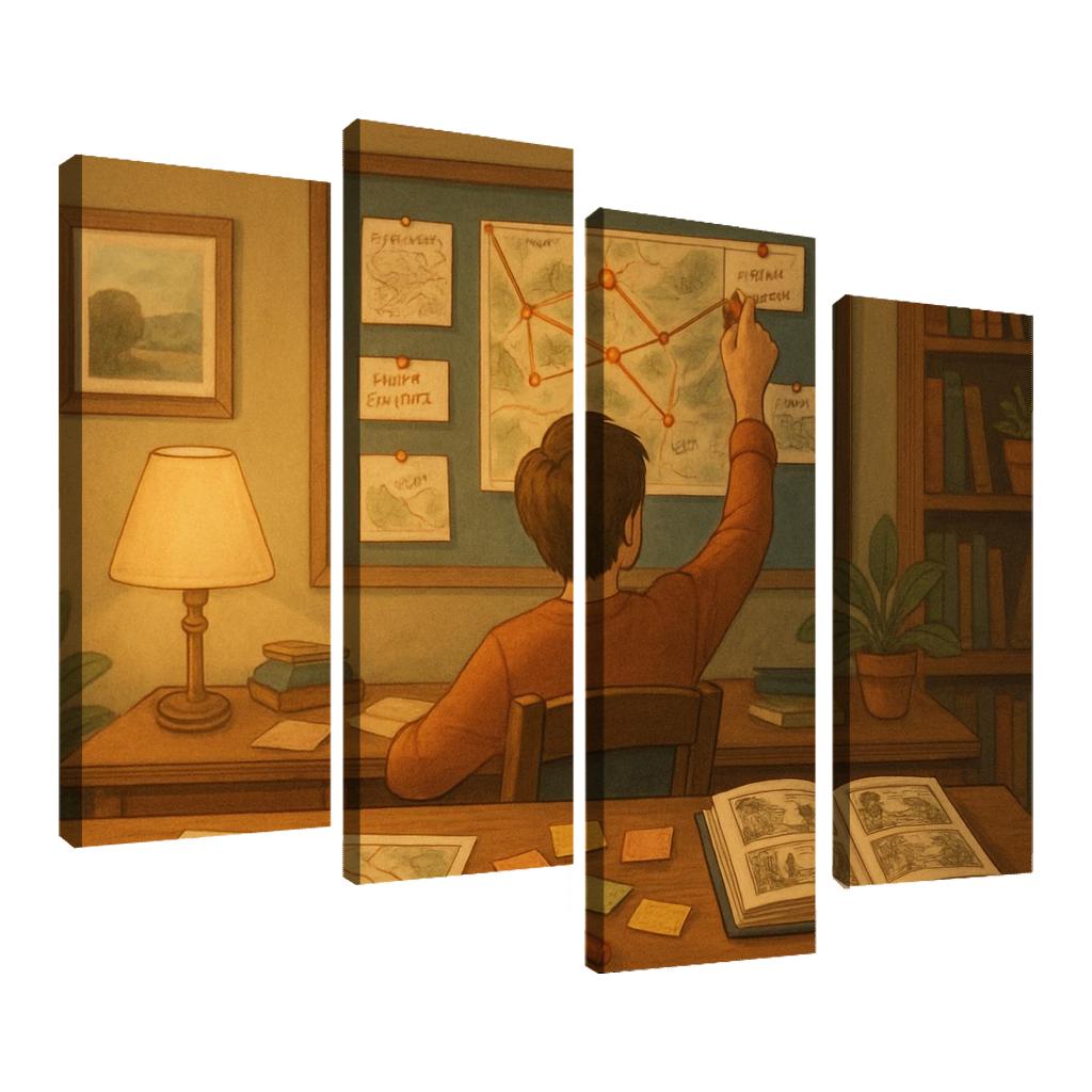 Micro Adventure Story Mapping premium artwork frames