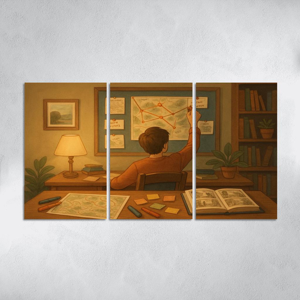 Micro Adventure Story Mapping premium artwork frames