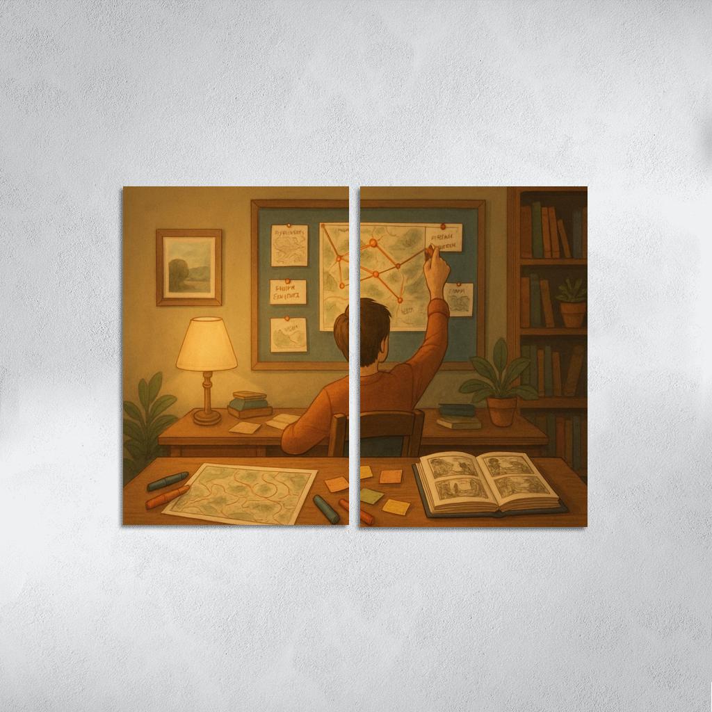 Micro Adventure Story Mapping premium artwork frames