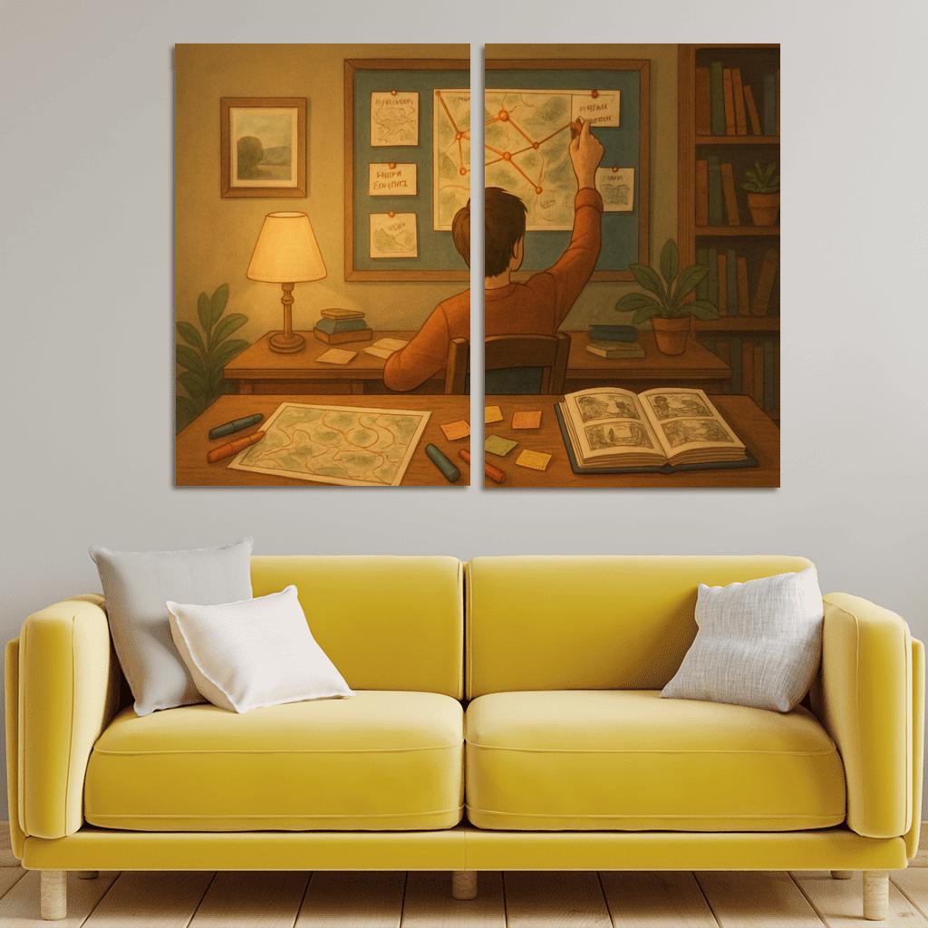 Micro Adventure Story Mapping premium artwork frames